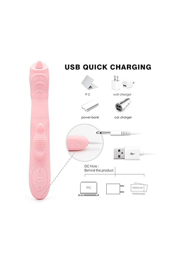 Masseur Sans Fil Sèxtôyșḛ Pḷáïsir Fémmé Vïbránt Šèẋ Tôýs Hømmẹ Vîbromásseúrs Feṃînin Ǵôdës vá ët vịënt Clîtôrîdîen, 12 Mode