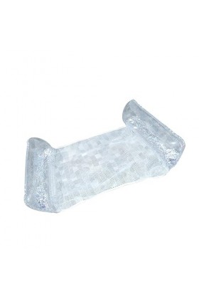Lit Gonflable Matelas Gonflable Transparent Pliable été Eau hamac Portable Flottant rangée avec Paillettes Adulte Piscine fêt