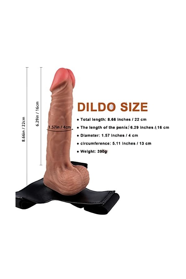 SieHam Silicsouple Marron de 20 Cm Facile À Transporter Avec Ceinture Réglable