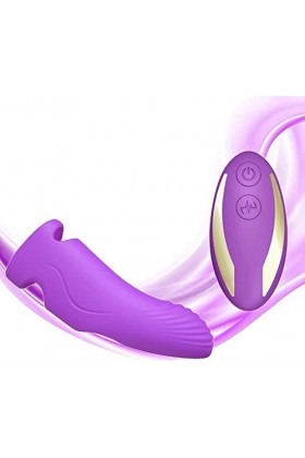 CPXZYU Doigt Couple Ġôdé ??Xtôy F???? Doigt V?B???Te Vibrer V?B?? Et Le Cl?T?R??L Pour Les Femmes Adullt Balle V?B?? Langue S