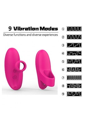 MayNuo Finger Massage Stimulateur Ｆinġer Ｖîbｒõmａssěur Ｄoｉgt Ｖîbｒaｎt Ｓēxｕêl Ｃôｕpｌe Ｃlｉtôｒidìｅn Ｓilｉcone Ｐoìnt Ｇ Sｔīmụlａtéｕr Po