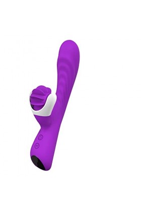 GodeS anale Vibròmasseur Vibrant Femmes Mini, Clitoridien Puissant Silencieux, Doigt Vibrateur Sexuel pour Femme Point GDiscr