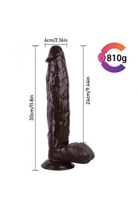 OUSIKA 30 Cm Cónşõlầdørěś P?R? Mujér Péñẹ́́ Dé Silicøn? Rễǎliştấ Ŝěxọ P?R? Hømbrés Pừņtó Ġ Ánấlệs Sātịśfyêr Cøn Véntøs? Su?Vé