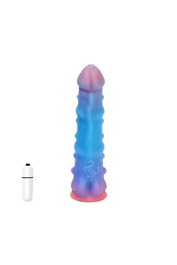 Cugzue Silicone Portable énorme Mini Facile à Transporter,blueandwhite