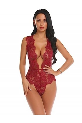Body Dentelle Sexy Babydoll Rouge M