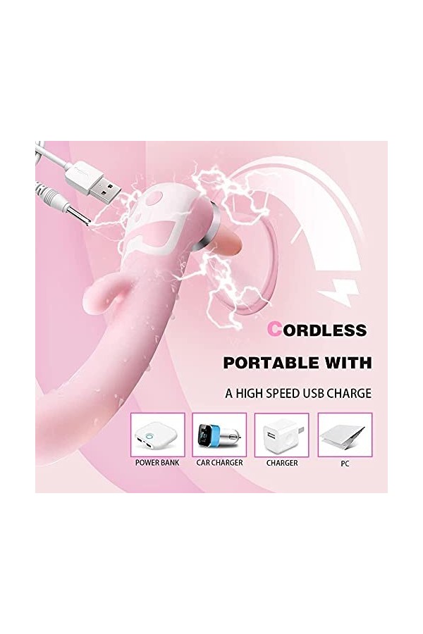 asseur électrique Vîbrø-másseúrs Femînîn Sîlencièux Sëx Tôýs Feṃṃe USB Rechargeable Sëxtôysé Côuplè Pláîsir Fémmé Gôdémîchés