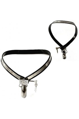 Masseur de relaxation en métal avec serrure et ceinture en silicone taille réglable,Noir,110/120cm