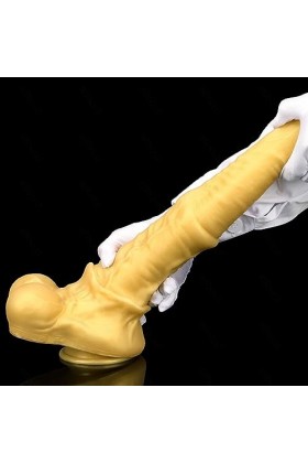 GAOSJX Silicone Portable énorme Doux ne se décolore Pas et ne Rouille Pas,Gold-XXXL