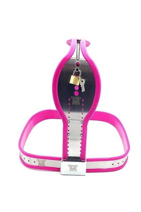 Grand outil de massage en métal en rose avec ceinture en silicone, taille réglable,Rose,120/130cm