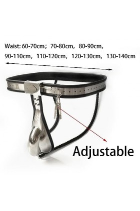 Masseur de taille professionnel en acier inoxydable noir en silicone, taille réglable,Noir,130/140cm