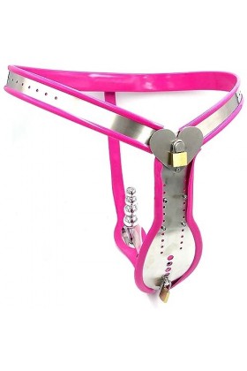 Ceinture en silicone rose masseur professionnel, matériau métallique, taille réglable,Rose,130/140cm