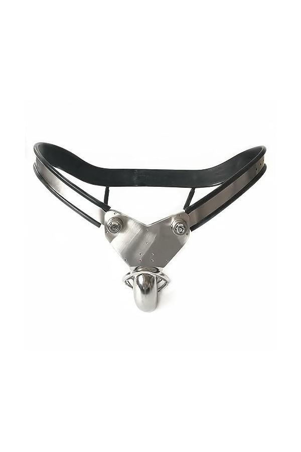 Masseur de relaxation en métal imperméable à leau lisse avec ceinture en silicone de taille réglable,Noir,80/90cm