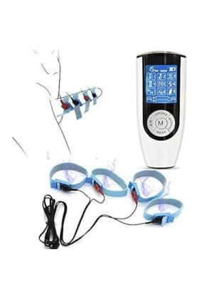 BDDE Mandarava Extension de Péňis Masculin Agrandissement de Choc Électrique Ensemble de Séxé de Stimulation Électrique