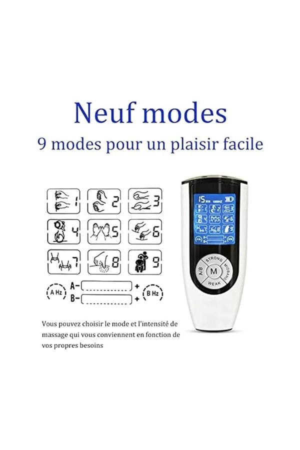 UNbit Extension De Pénis Masculin Agrandissement De Choc Électrique Ensemble De Sexe De Stimulation Électrique