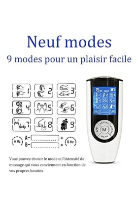 UNbit Extension De Pénis Masculin Agrandissement De Choc Électrique Ensemble De Sexe De Stimulation Électrique