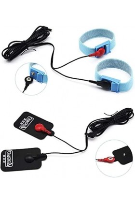 Électrode Autocollant Choc Électrique Adulte Jouet Homme Anneau Double Contrôle Double Sortie Hôte Fort Sexy Jouets