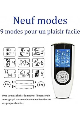 WJE Extension De Pénis Masculin Agrandissement De Choc Électrique Ensemble De Sexe De Stimulation Électrique