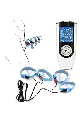 WJE Extension De Pénis Masculin Agrandissement De Choc Électrique Ensemble De Sexe De Stimulation Électrique