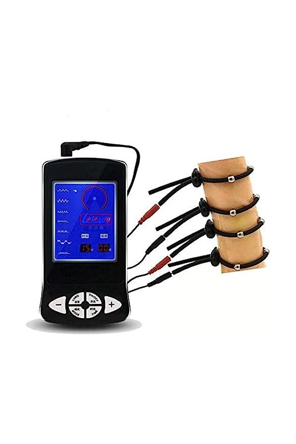 CWT Ś-Éx Tøyș Ġọdẹṃiche Ġọdẹṃiche Rroduit Šèẋuel Ś-Éx Tøyș Hómmé Appareil Silicøné Ensemble DAnneaux de Electro Shock Extens