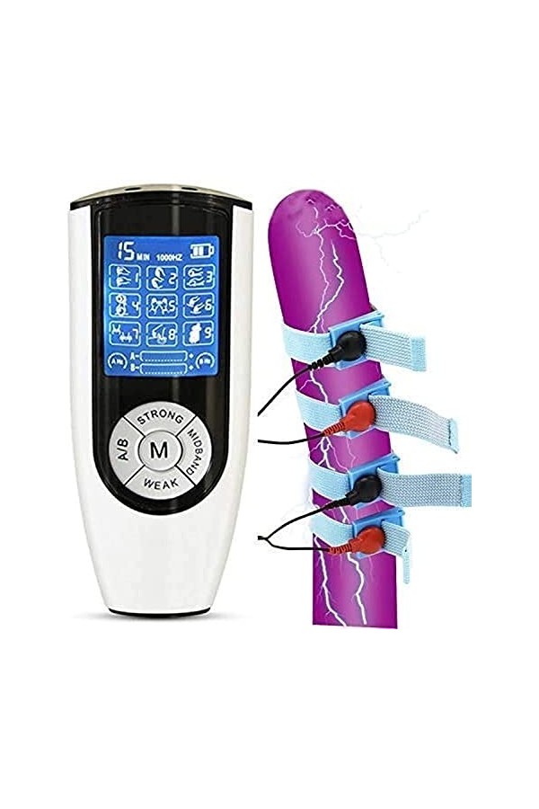 WJE Extension De Pénis Masculin Agrandissement De Choc Électrique Ensemble De Sexe De Stimulation Électrique