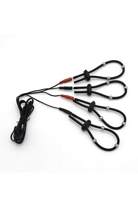 JHKZUDG Ġọdẹṃiche Ġọdẹṃiche Rroduit Šèẋuel Hómmé Appareil Silicøné Ensemble DAnneaux de Electro Shock Extenseur DAgrandisse