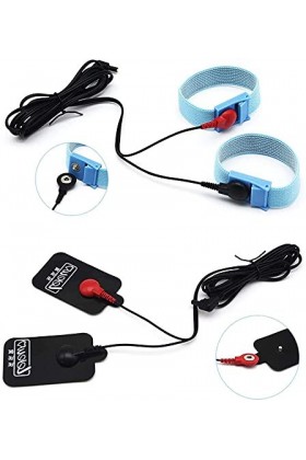 KNOXC Dí-D&Ò D&Òn-Nēr&Ēális-T&Íco Électrode Autocollant Choc Électrique Adulte Jouet Homme Anneau Double Contrôle Double Sort