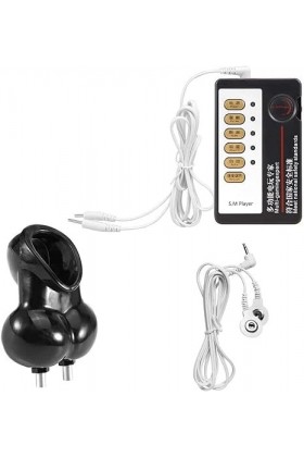 ZDW Électro Stimulateur Electro Anneaux Et Électro Électrostimulateur Stimulation Musculaire -Anneau P?Ns Étanche Hommes Rééd
