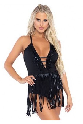 Leg Avenue Body à Franges 1 Unité