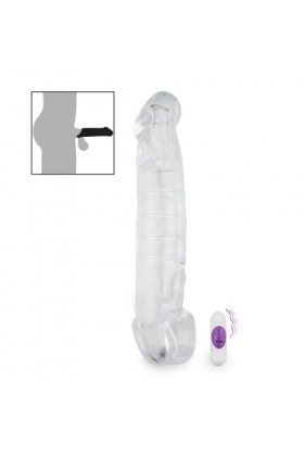 Gaine de pénis pour homme vibrante Zam taille M - etui penien - extenseur prolongateur rallonge pénis
