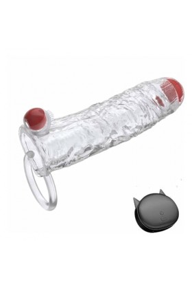 FURLOU CøUplés Sèxtôysé Ġõđẹ Ma﻿nchon de Pénis Pour Hommes, Vîbrante Manchon de Pénis Extension de Filetage Cock Manches Dick