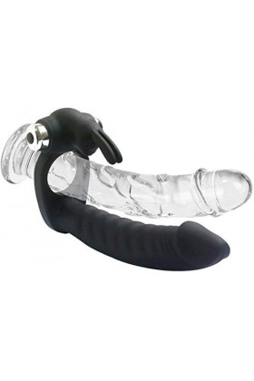 Condom Extender Realiste Pé??? Manchon de verrouillage pour homme Penis Crystal Manchon de pénis pour hommes Thread Extension