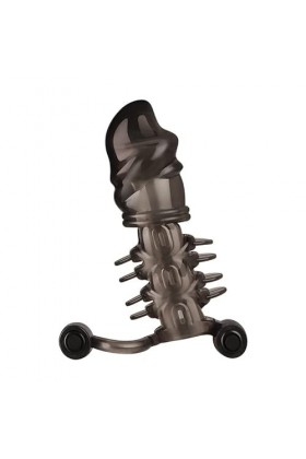 HytTer Manches Extender Cristal Silicextension de E Allongé Cock Agrandisseur Préservatif Gaine Retarder L Éjaculation TôýS