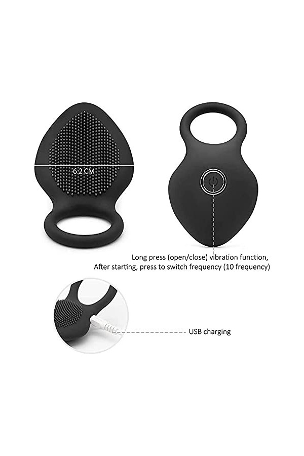 Gaine pour Extension de Pénis PéNis Analogique à PréServatif Multifonctionnel Manchon de Pénis Réaliste en Silicone-PB25