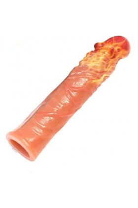 EmyjaY P-Êňis Extenseur Pour Homme Préservatif de Flirt Réaliste En Silicpour Hommes Augmenter Le Délai Et Multifonction Coup