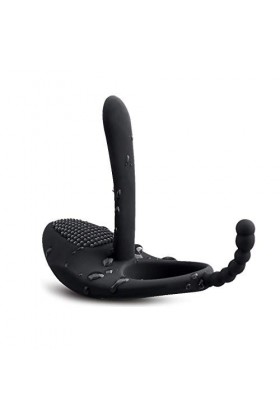 Anneaux de Pennis de masseur de retard de temps efficace pour les hommes anneau de Massage en Silicone de Vibration multiple 