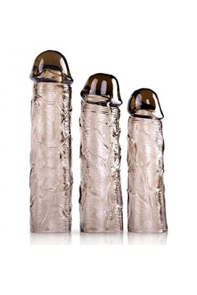 ARKNAV Manchon de Pénis Pénis Manches Extender Cristal Silicextension de Séxe Cock Agrandisseur Préservatif Gaine Retarder L