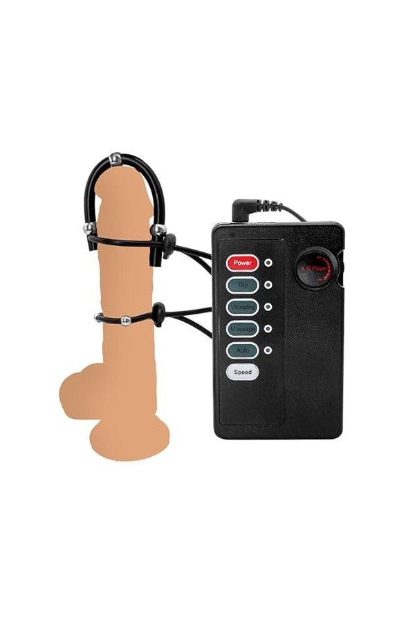 Vibromasseur couplé à un choc électrique vibromasseur pénis pour homme vibromasseur pénis pour homme vibromasseur