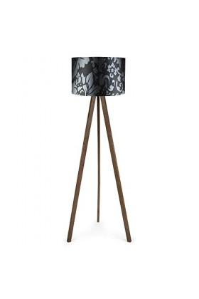 Lampe à pied avec 70% de MDF / 30% de fabrication en PVC Brun Gris