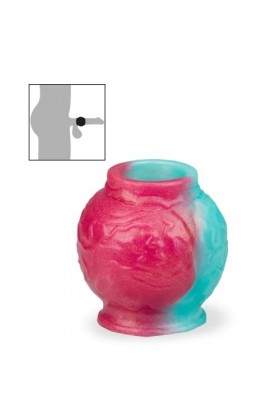 Étui pénien avec bulbe érectile Loup - etui penien - extenseur prolongateur rallonge pénis