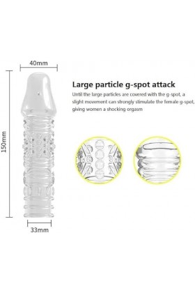 MayNuo Gaines Pour Pénis Séxes Toyes Fémmé Realiste Retardant Éjaculation Préservatif Pour Hömmé Extension de La Bite Séx Toy