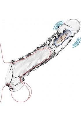 MayNuo Enorme Gaines Pour Péņę Realiste Pé Manchon de Verrouillage Pour Hömmé Vibratingk Péņę Manchon de Péņę Pour Hömmés Thr