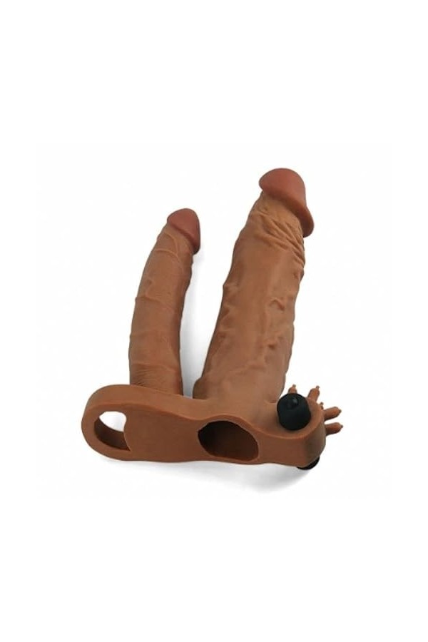 19cm Realiste Gode pour Couple Préservatif réaliste en ligne musculaire 3D pour homme Préservatif médical en silico