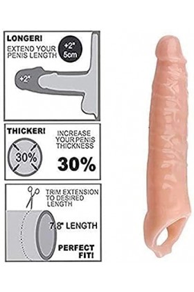 KNOXC Dí-D&Ò D&Òn-Nēr&Ēális-T&Íco Gaines Pour Péňis Séxés Tøyés Femme Realiste Retardant Éjaculation Préservatif Pour Homme E