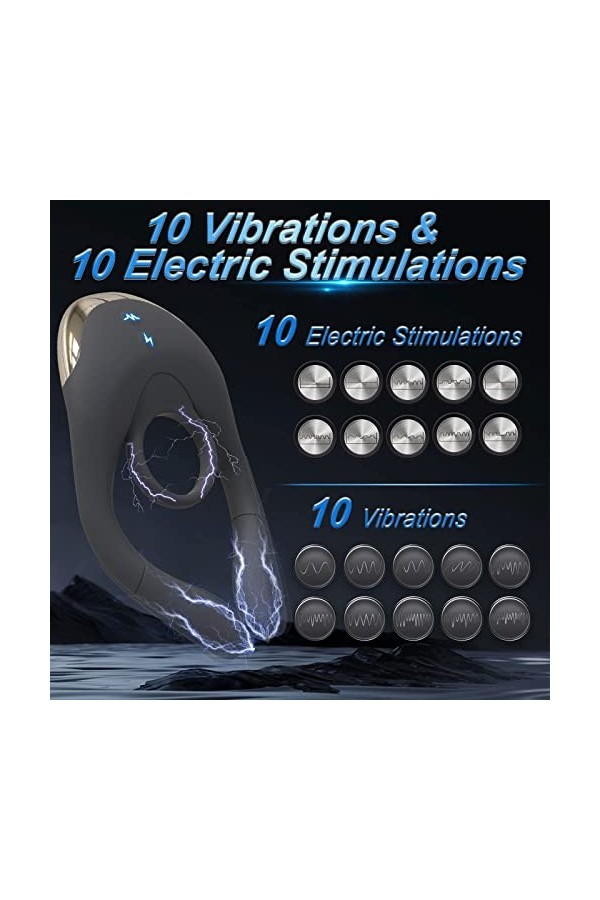 Agrandissement de Pénis PréServatif De Vibration à Double Bouche Muscle Line Pour Homme ÉTendez Et éLargissez Le Manchon PéNi