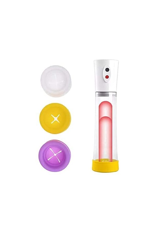 Pompe à Agrandissement du Penis Vacuum Masturbâteur Homme Succion Va et Vient Silicone,Manuelle Appareil de Massge pour Augme