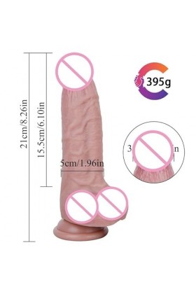 DSJ Réaliste P-Êňis Extenseur Plaisir Couple Pénis Extenseur de Manche Préservatif Pour Homme Retard Rehausser Gaine Réaliste