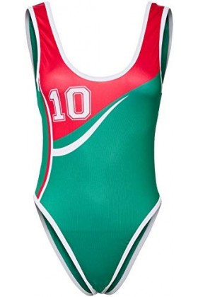 Mapalé MAL6353MEXM Body Sexy Supportrice de La Coupe du Monde de Football Équipe du Mexique Taille M