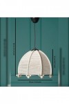 Dôme de lampe à plafond avec métal, blanc, collection ness, 30x30x80, capuchon 27 max 45 - 60
