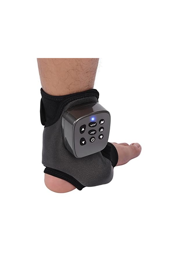 Masseur électrique De Cheville De Pied Avec la Compresse Chaude Vibration Réglable Pour la Machine Massage Portative Compacte