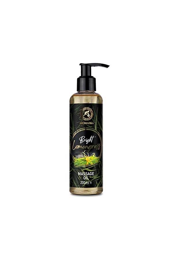 Huile de massage Midnight Jasmine 200ml - 100% Pur & Naturel - Bon Sommeil - Relax - Beauté - Bien-Être - Peau - Bouteille en